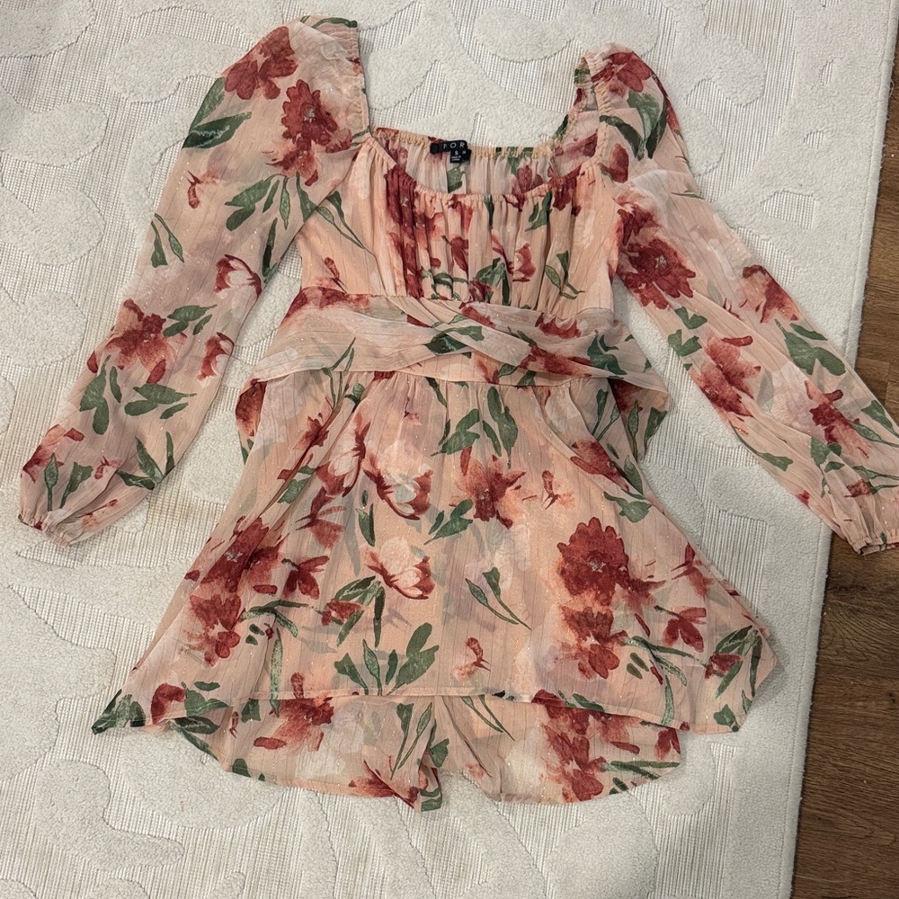 Red Dress Boutique Floral Mini Dress - Picture 2 of 4